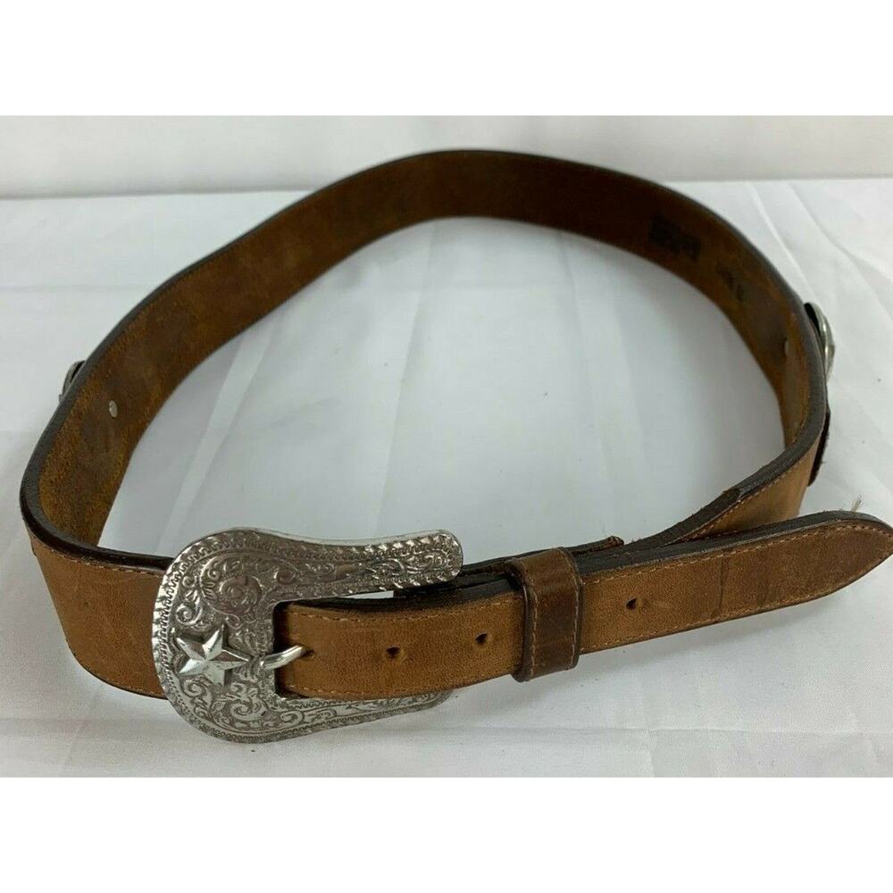 Justin Men's Cowhide Leather Belt sz 38